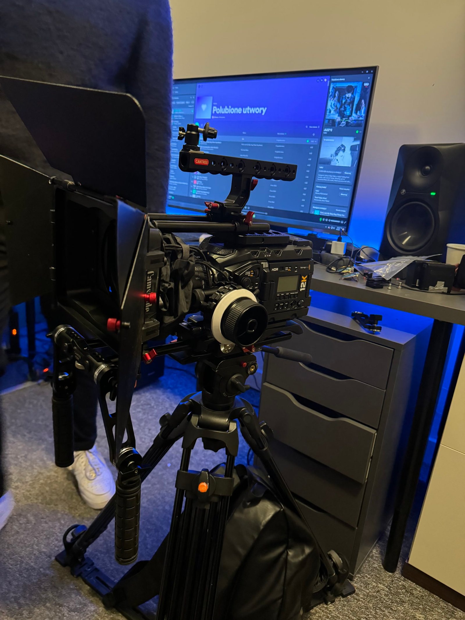 Cinema camera setup